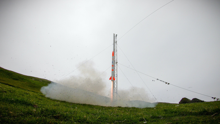 <aRocket start-up Skyrora accomplishes a successful sub-orbital launch from Scottish island