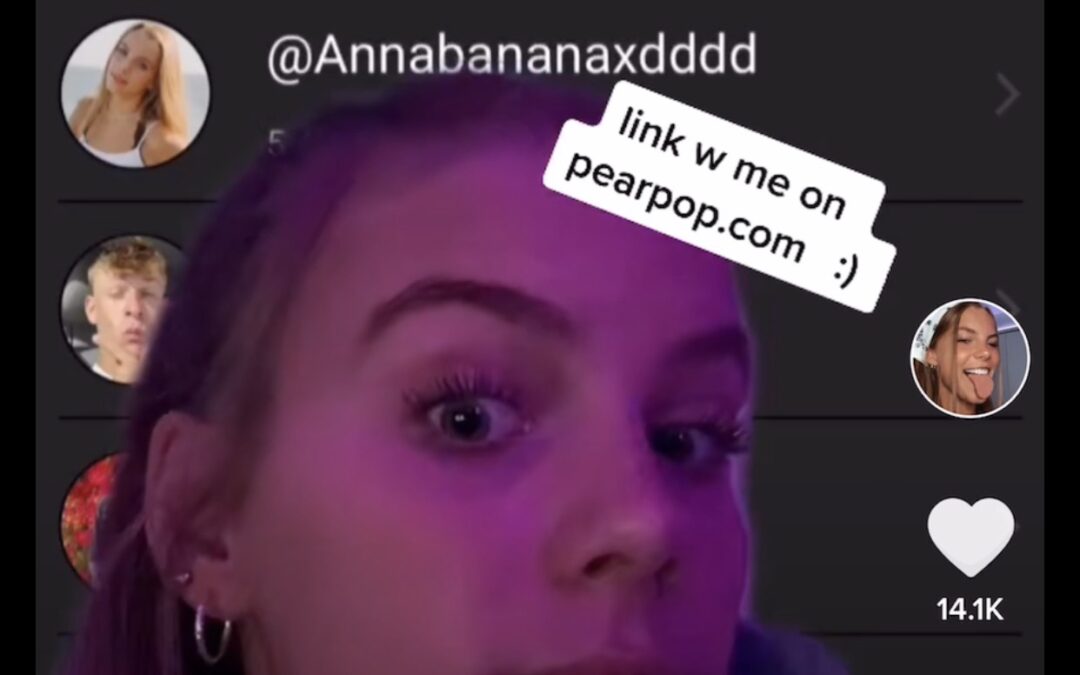 PearPop lets TikTok celebrities generate income from by sharing shoutouts and screentime with fans