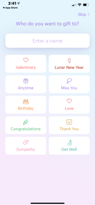 Goody raises $4 million for its mobile app that lets you send presents by means of text